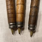 Lot Of 3 Antique Wood Industrial Spool Spindles Modified 8   -9   