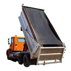 Dump Truck Mesh Tarp 7 x22  - Heavy Duty Truck Cover With 6   Pocket