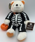 Halloween Plush Bundle Lot Of 5 Ty Beanie  Beanie Boo  Brandon Glow In Dark Euc