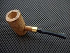 Missouri Meerschaum Corn Cob Pipe General Poker Black Danish Stem