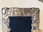 Vtg Sterling Silver Childs Picture Frame W  Toys  925 Marked Italian 5 75x5x 75