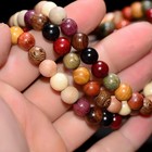 Colorful Wood Mala Beads Bracelet Necklace 108 Bead Prayer Meditation Buddhist