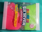 67 Squishy Combo Set Sensory Viral Toy Jumbo 8  Neon Pink   Green