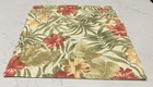 4 Tropical Hawaiian Floral Placemats   Ruby Napkins   Wood Rings Guc Polyester 