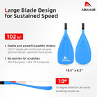 Carbon Fiber Sup Paddle 3-piece adjustable 67-86  With Carry Bag