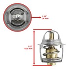 Caltric Thermostat And O-ring For Polaris Ranger Crew   Xp 700 Efi 4x4 2005-2009
