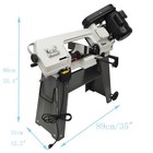 110v Horizontal Vertical Bandsaw Machine Metal Cutting Band Saw Machine