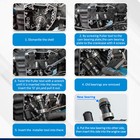 Steel Inner Cam Bearing Installer Puller Tool For Harley Twin Cam 88 96 103 110