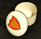 Peterhouse College Cambridge Carlton Ware China  Trinket Box 1906-1927