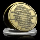 Pray Peace Challenge Coin Bronze Commemorative Medal World Collectibles Gifts