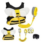 Toddler Harness With Anti Lost Wrist Link - 3-in-1 Baby Safety Leash Backpack   