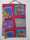 Vtg 90s Disney Lion King Twin Flat Sheet Only Simba Nala Kid Excellent