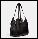 C4824 Lori Shoulder Bag Black Women s Bag Pebble Leather Outlet New