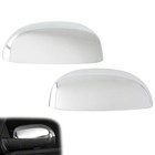 Pair Mirror Half Covers Caps For 2007-2014 Chevy Silverado Chrome