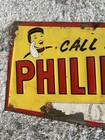 28 X 10 Call For Philip Morris Cigarettes Embossed Signs