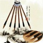 5 Chinese Japanese Water Ink Painting Writing Calligraphy Brush Pen Set Art Tool