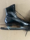 Riedell Red Wing Skates Sheffield England Blades 220 Black Leather 9m  Vtg