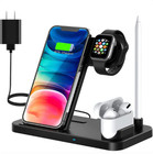 4 In 1 Fast Wireless Charging Station Stand For Iphone Airpods Apple Watch Dock