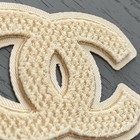 Lot Of 3 Fashion Designers Iron-on Patches Embroidered Vintage No  5 Cc Coco