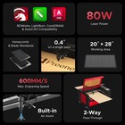 Preenex 80w Co2 Laser Engraver Cutter 20x28 Cutting Engraving Machine