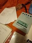 Piper Apache Pa 23 Airplane Flight Manual And Service Manual Check Lists Parts