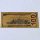 100pcs  New Gold Foil  Usd  100 Dollar Paper Money Banknotes Crafts