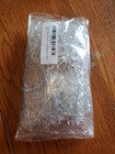 50 Piece Acrylic Crystal Floral Picks Silver   Clear New
