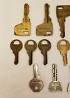 Master Lock Keys Vintage Lot 14 Old Various Styles