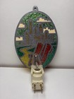 Vtg Handcrafted Stained Glass Style Sun Catcher light Wizard Of Oz Ruby Slippers