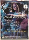 Farscape Season 3 Virginia Hey Autograph Za1 Zhaan in Memoriam Case Topper 2002 