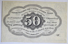 Fractional Currency  fr 1312 1st Issue 50 Cents   Bright Choice Uncirculated 