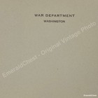 Wwii War Department Washington Letterhead Blank Stationery 8x10 5 Vtg