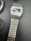Vtg Lot 7 Digital Quartz Watches Panasonic Nike Pittsburgh Penguins Hicksville