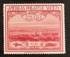 1936 Set Of 4 American Philatelic Society Poster Stamps - Omaha Nebraska 