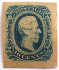 1863 Confederate States 10 Cent Stamp Sc Csa12  kb  Type Ii