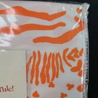 Rooms That Rule Bedskirt Orange Full Size Cotton Laurens Zebra Print New