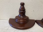 3x Vintage Decorative Wood Wall Shelves  6  Tall  12 5  Long  6 5  Wide 