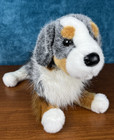 Douglas Sinclair Australian Shepherd Dog  2019 Plush 16  Realistic - Worn Read