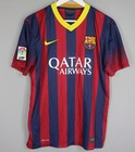 Fc Barcelona Spain 2013 2014 Home Shirt Jersey Nike 532822-413 Sz M   10 Messi