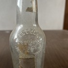 Vintage Embossed Eberle Brewing Co Jackson Mich Beer Bottle Partial Label