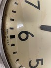 Simplex Vintage Wall Clock Curved Glass Front Working     Classic Retro Timepiece