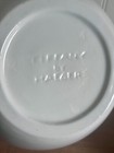 Vintage 1980s Tiffany By Haeger White Apple Cookie Jar Large Original Stamped