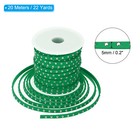 65 6ft Studded Faux Suede Cord Rope For Jewelry Making  Light Green Silver