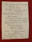 Vincent Price Estate Rare Handwritten Outline Of His Career  43bb