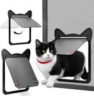 Pet Screen Door For Small Dogs And Cats Magnetic Lockable Flap