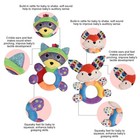 Teething Rattle Toys  Infant Girl Boy Learning Toy Newborn Soft Handbell Grab   