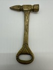 Vintage Brass Beer Soda Bottle Opener Chipping Coal Hammer Ice Breaker Pick