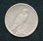 Genuine  key Date  1921 Peace Silver Dollar  1 Xf  Details Cleaned