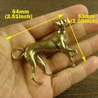 Solid Brass Greyhound Figurines Statue Dog Decoration Ornament Animal Figurine