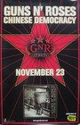 Guns N  Roses 2008 Chinese Democracy 2 Sided Promo Poster Flawless New Old Stock